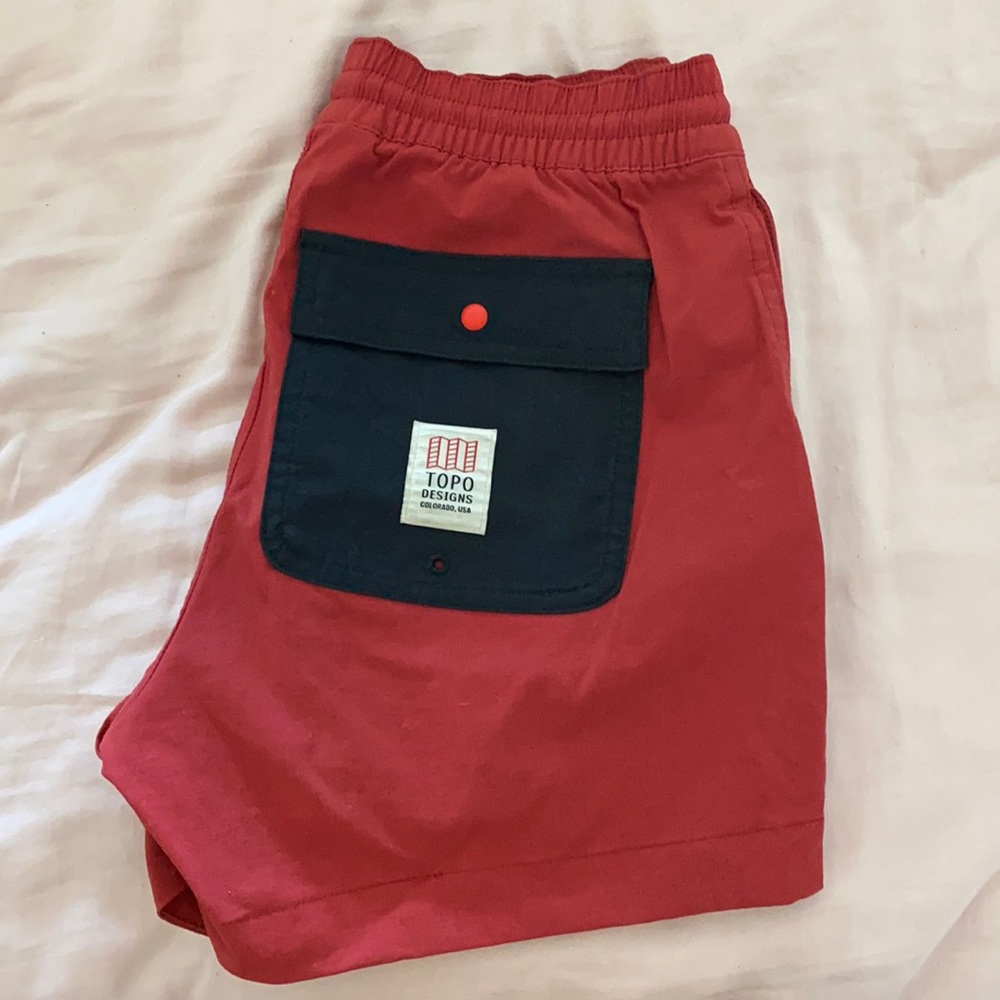 Topo Designs red shorts